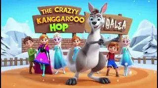 🐾🎉 The Crazy Kangaroo Hop Elsa 2! | A Magical Frozen Jumping Adventure!