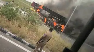 TUTICORIN Highway fire accident