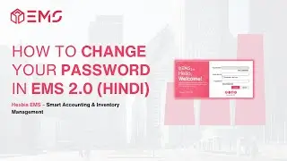 How to Change Your Password in EMS 2.0 | Step-by-Step Guide | Hindi | Hexbis EMS #6