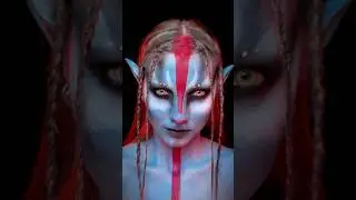 Varang transition 🖤 #avatar3 #avatarmakeup#avatarfireandash #avatarcosplay #halloweenmakeup