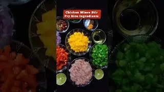 Chicken mince stir fry rice ingredients  👆 Full Recipe