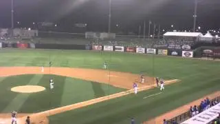 Rangers Joey Gallo singles on a 2-1 pitch in Thursday's game