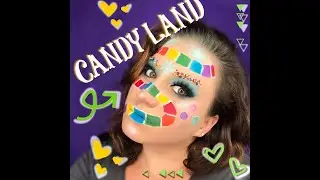 Quick Candy Land Make Up Video | Creative and Fun Candy Inspired Board Game Make up | Colorful JSC