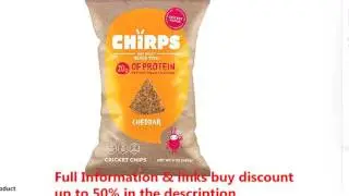 Chirps Cricket Flour Chips - 5oz. (Pack of 3) (Cheddar)
