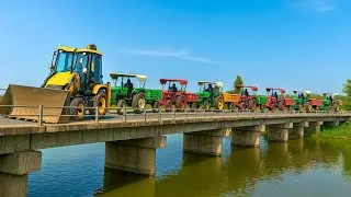 New JCB ECO Xpert Loading Mud in New Holland Tractor And Mahindra Tractor Trolley 