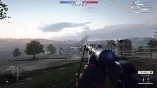 Battlefield 1 New Map Giant's Shadow Long Distance Headshot With Russian 1895 Sniper