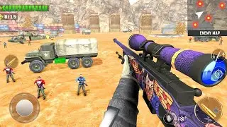 Real FPS Gun Strike : Commando shooting games _ Android GamePlay