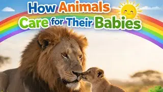 How Animals Care for Their Babies 🐾 | Animal Parenting for Kids | Fun Learning Video