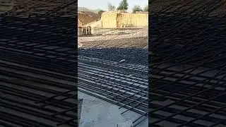 double layer steel of  Raft #CivilEngineering #Fieldwork