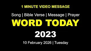 Word Today-2023 | Bro RSV | One-Minute Video Message (Malayalam) | 10 February 2026