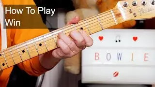 'Win' David Bowie Guitar Lesson