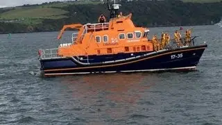 Lifeboat engine test