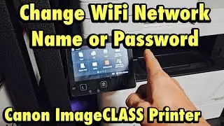 Принтер Canon ImageClass: изменение сети Wi-Fi или пароля (MF445dw, MF455dw, MF453dw и т. д.)