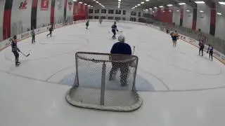 gopro goalie cam Bauer s190 pads beer league action