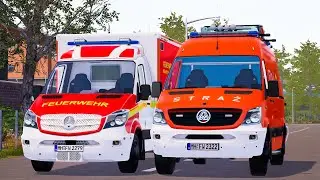 Emergency Call 112 - New York New Hybrid Ambulance and Firefighter in Action! 4K