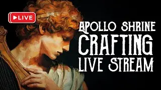 Craft a shrine with me for the Greek God Apollo - Magical Crafting - Live Stream