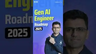 Gen AI Engineer Roadmap 2025 #shorts #data #dataanalyst #genai #datascientist