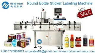 Hot Sale Adhensive Sticker Labeling Machine for Round Bottle Labeler &nbsp;آلة وسم