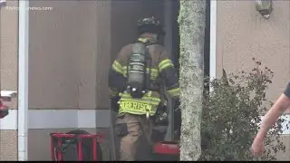 Two adults, child safe after smoke alarm alerts them to house fire in Jacksonville