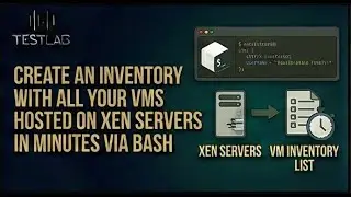 Create an inventory with all your VMs hosted on Xen Servers in minutes via BASH