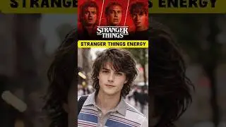 He looks like Stranger Things characters combined! #strangerthings #strangerthings5 #netflix #series