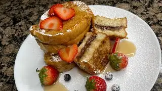 Nutella Stuffed French Toast