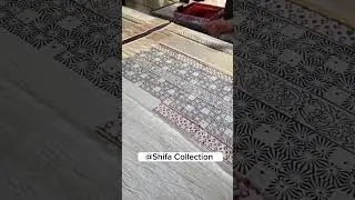Handblock printing process #handblockprint #bagruprint #natural #viral #shorts