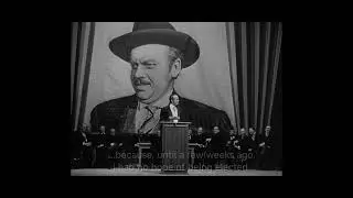Citizen Kane (1941) - Charles Foster Kane's Powerful Political Speech