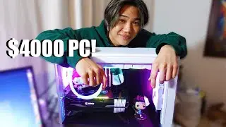 BUILDING A 4000$ GAMING PC! *first time ever*