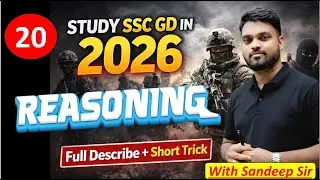 SSC GD || Day-20 (12th February Shift II)| Target Reasoning 20 out of 20 || #sscgd#cisf#crpf #viral