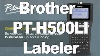 Rechargeable Labeler with PC-Connectivity | Brother&trade; P-touch PT-H500LI
