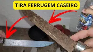 como tirar ferrugem de faca com vinagre caseiro