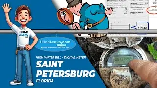 St Petersburg High Water Bill Investigation | Check Your DIGITAL Water Meter For Leaks