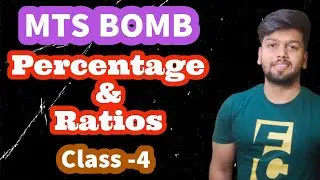 Day - 4 MTS BOMB Crash Course ! Best सवाल !  PERCENTAGE & RATIOS STATISTICS BY ABHAS SAINI
