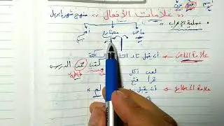 11 / علامات الأفعال ، نحو الصف الأول الإعدادي الأزهري ترم ثاني ، أ / إسلام الجنايني .