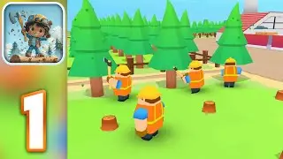 Idle Lumber Empire - Walkthrough Gameplay Part 1 - Tutorial (iOS, Android)