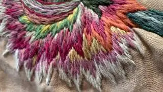 Sunday Antique Crewel Work Collection Video #18 - The second Meg Andrews hanging