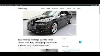 Import content from eBay Motors category using the Ebayomatic plugin