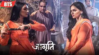 Jagriti - Ek Nayi Subah | शूटिंग के बीच Jagriti और Suraj की डायलॉग प्रैक्टिस देखिए | BTS | Zee TV