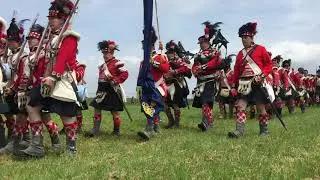 Marching with the 42nd Highland Regiment