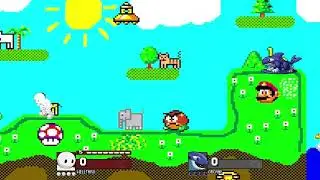 Fraymakers Mario Paint Stage (Custom Content)