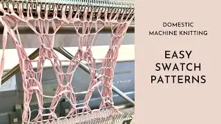 Machine Knitting - Easy machine knitting techniques