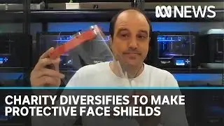Coronavirus: Charity re-purposes its 3D printers to produce protective face shields | ABC News