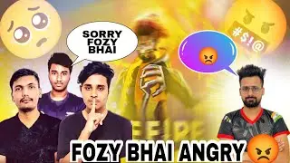 Captain Cool @FOZYAJAY Angry On Teammate ||😡 Fozy Ajay Angry Moment!!-Gareena Free Fire