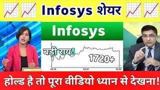 INFOSYS SHARE NEWS |  INFOSYS SHARE LATEST NEWS TODAY | INFOSYS SHARE Analysis 16 January 206