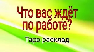 Что вас ждёт по работе? | Таро Онлайн | Тайна Жрицы |