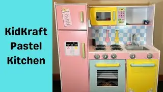 Review on the KidKraft Pastel Kitchen! We love how deep the fridge and cabinets are! Quality kitchen