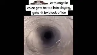 catherine with angelic singing voice gets baited into singing, gets hit with ice block