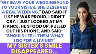 Dad Gave My Wedding Fund To My Sister—“She Deserves It ” Then My Fiancé Stood Up…