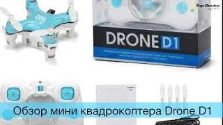 Самый маленький Mini квадрокоптер Drone D1 World's Smallest Quadrocopter JJRC DHD D1 обзор